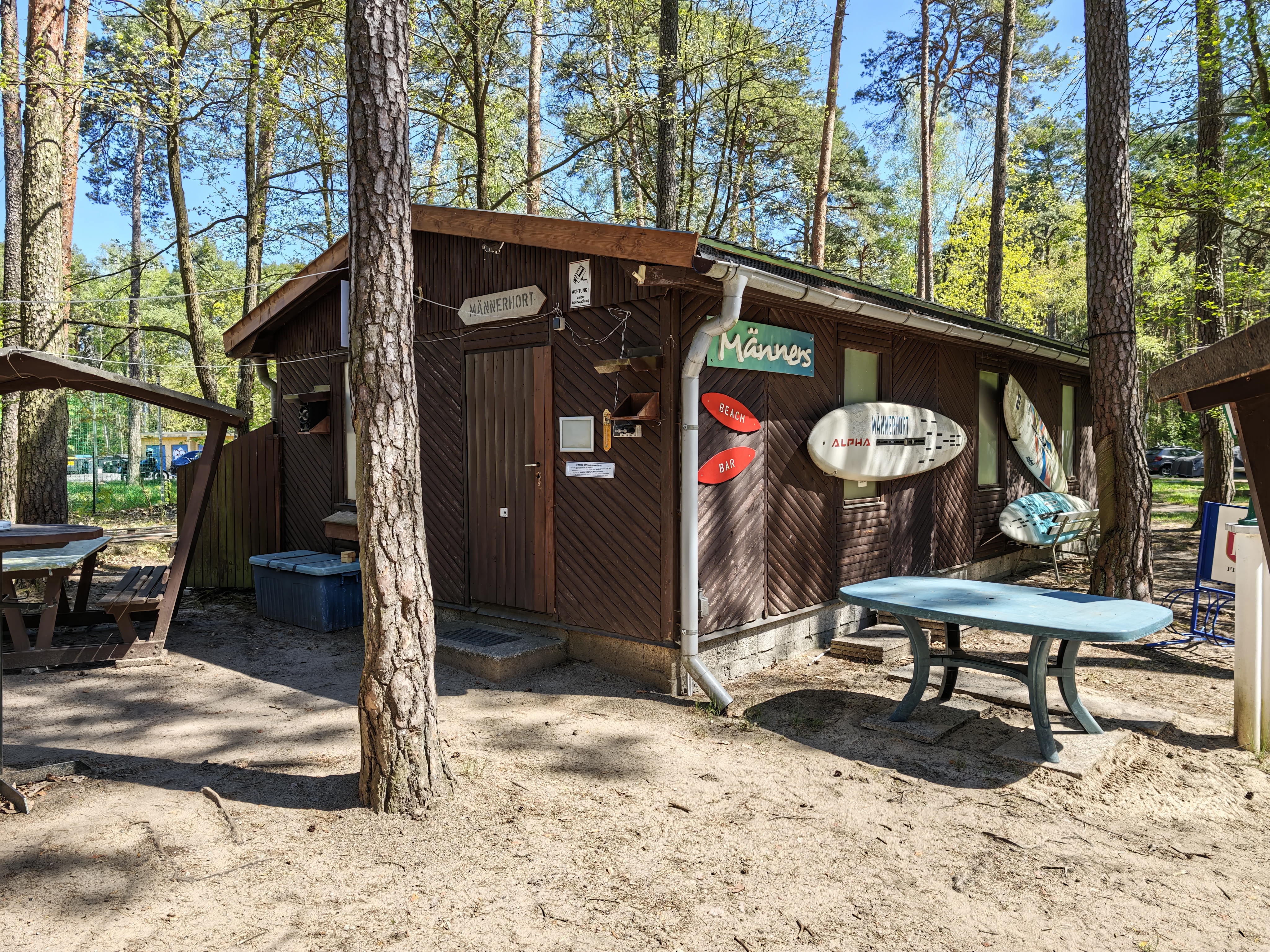 Morgens am Campingplatz
